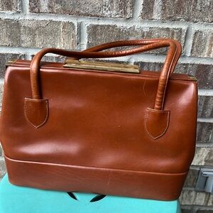 Vintage Waldman leather handbag 50s 60s